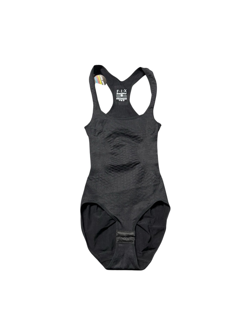 F.I.X WunderWear Black Full Body Shapewear Bodysuit 2X/3X NWT